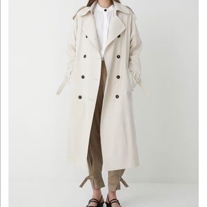 Wconcept Loeuvre Raglan Oversize Trench Coat